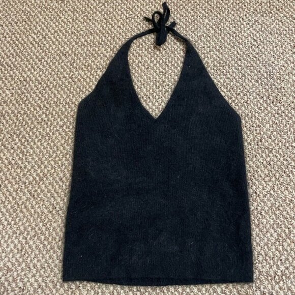 Vintage Ralph Lauren Angora Blend Halter Top - Picture 2 of 6